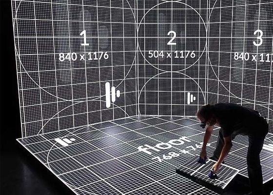 Novastar/Kinglight Control System XR LED Floor Display untuk jangka panjang 100000 Jam Umur