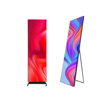 Full Color Commercial LED Display Poster Untuk Penggunaan Dalam Ruang 2000*750*30mm Ukuran Layar